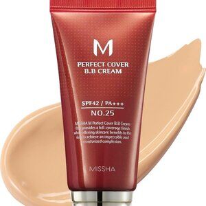 MISSHA M Perfect Cover BB Cream No.25 Warm beige for Light/Medium Warm Beige